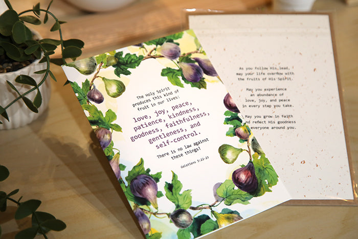 Fruit of the Spirit: Galatians 5:22–23 Greeting Card