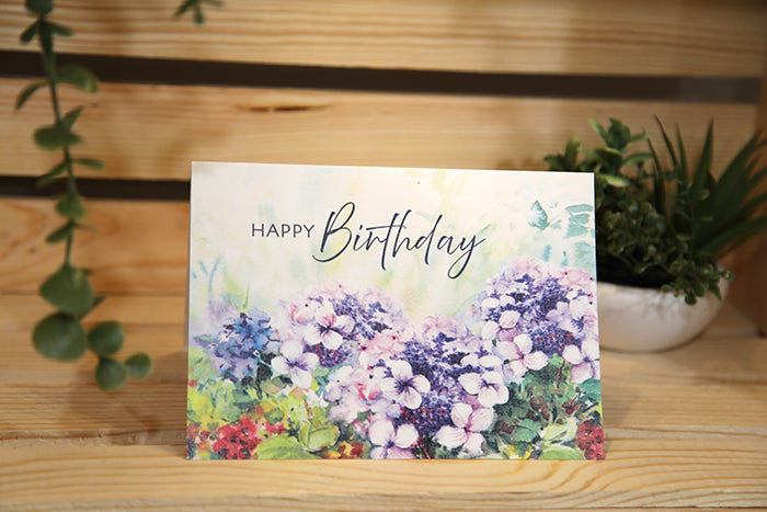Premium Floral & Nature Birthday Card Set (8-Pack)