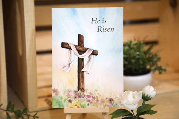 The Miracle of Easter: "He Is Risen" Resurrection Card
