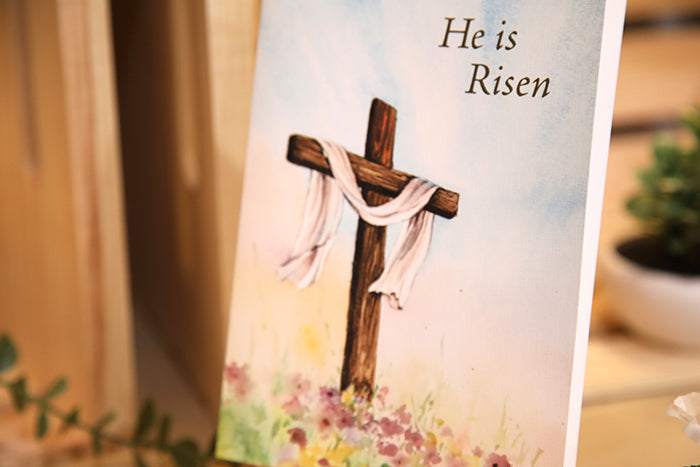 The Miracle of Easter: "He Is Risen" Resurrection Card