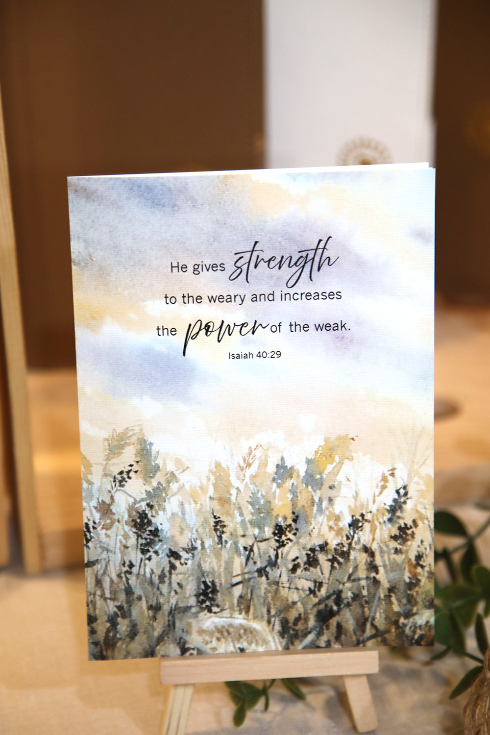 Renewed Strength Scripture Card