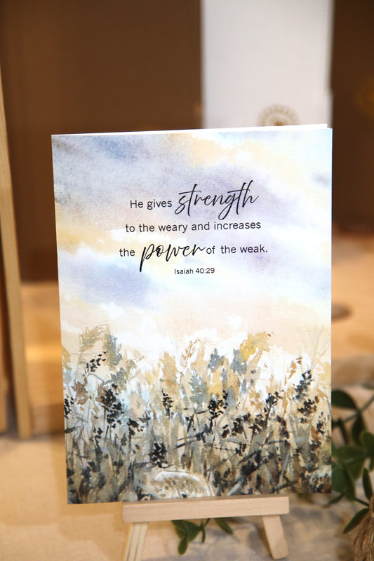 Renewed Strength Scripture Card