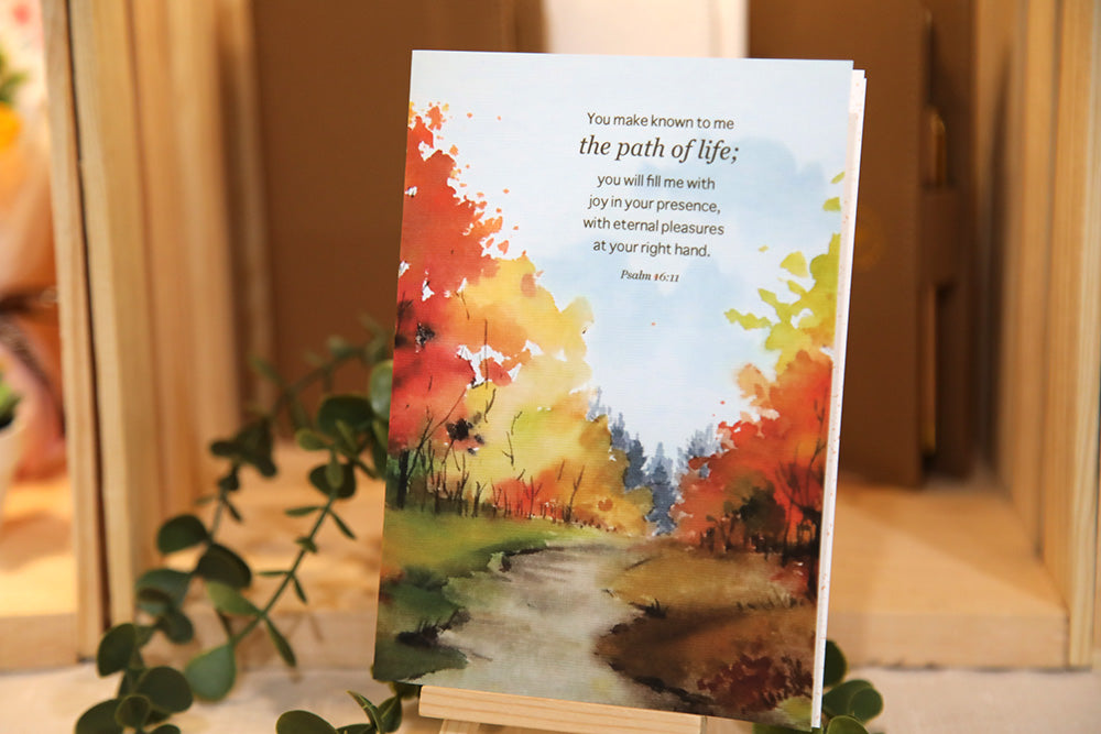 The Path of Life: Psalm 16:11 Greeting Card