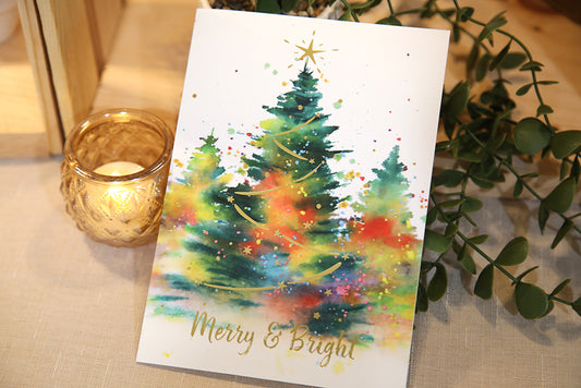 Merry & Bright Christmas Card
