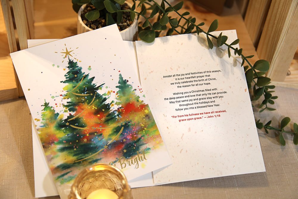 Merry & Bright Christmas Card