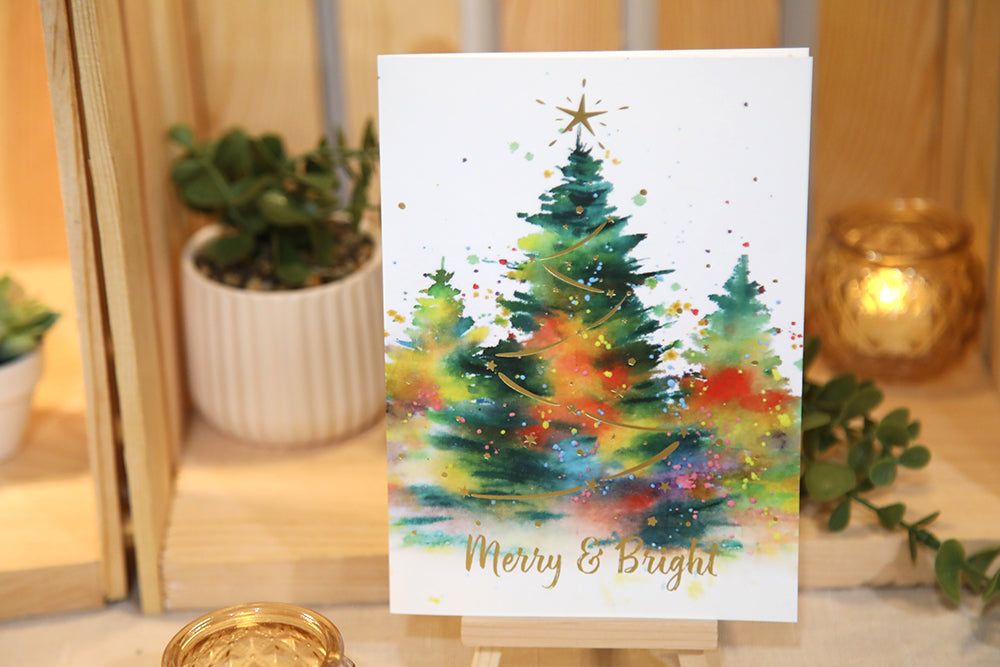 Merry & Bright Christmas Card