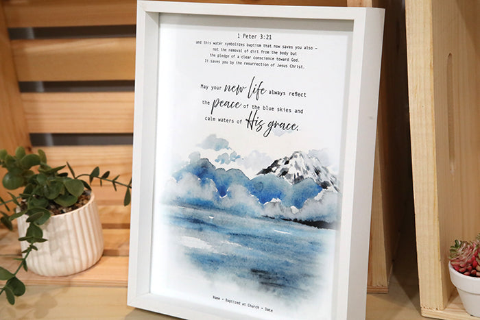 A New Creation: Personalized Baptism Gift Set