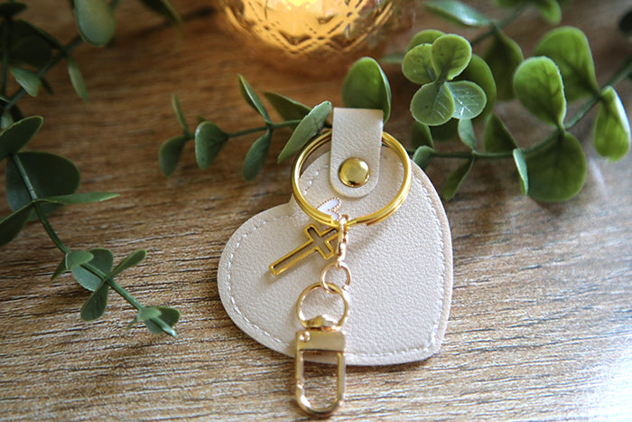 Blessed Sunshine Heart Keychain