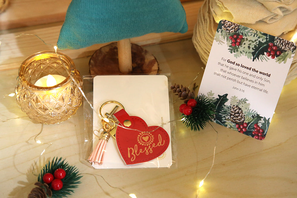 Blessed Sunshine Keychain Gift Set