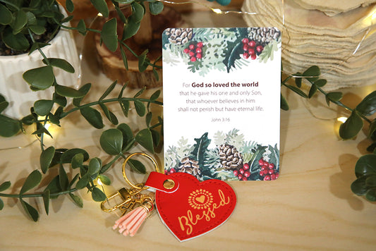 Blessed Sunshine Keychain Gift Set