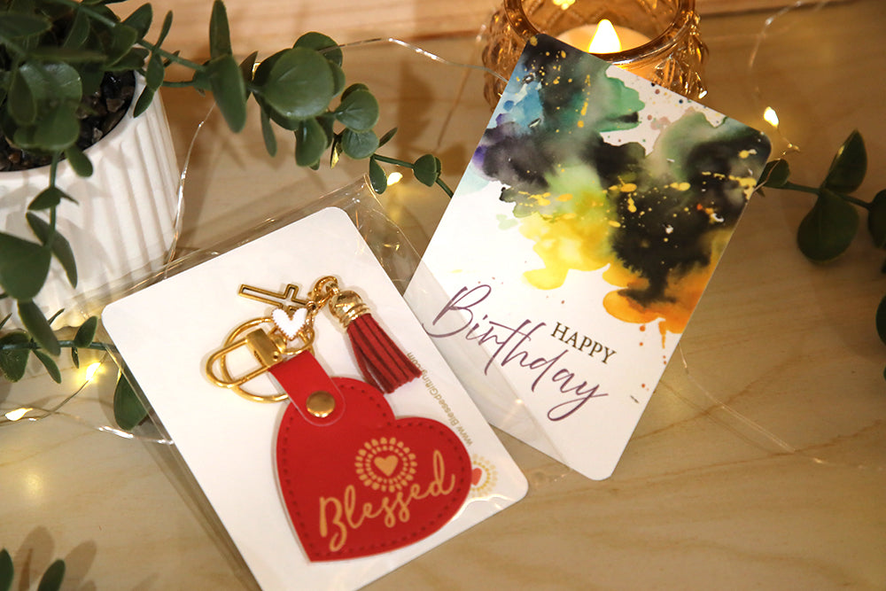 Blessed Sunshine Keychain Gift Set