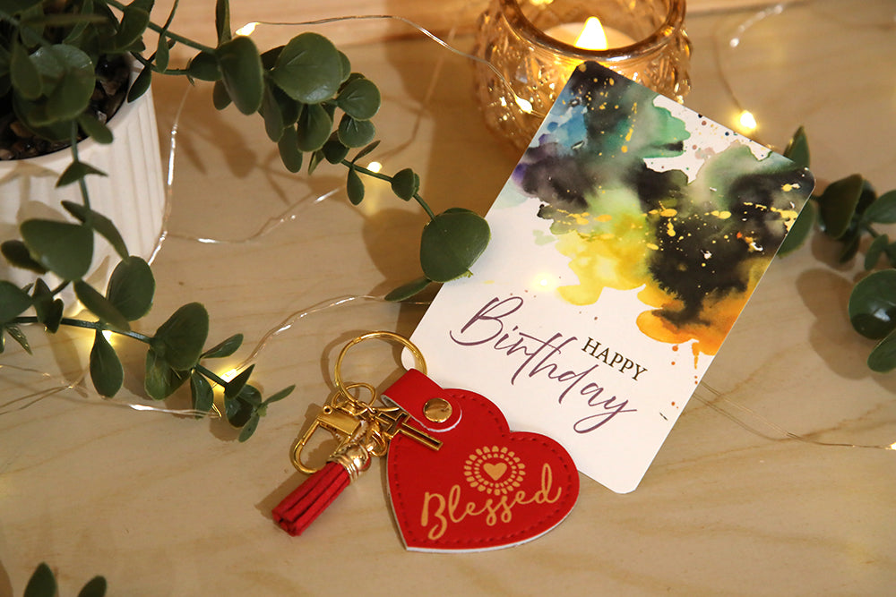 Blessed Sunshine Keychain Gift Set