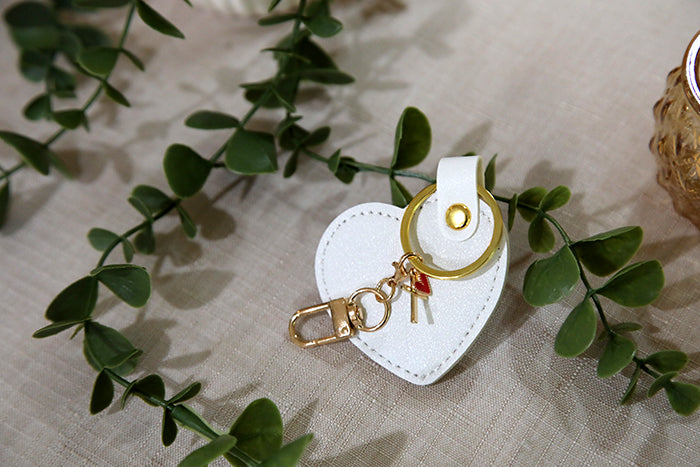 Blessed Sunshine Heart Keychain
