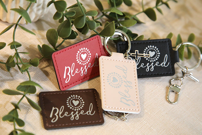 Blessed Sunshine Rectangle Keychain