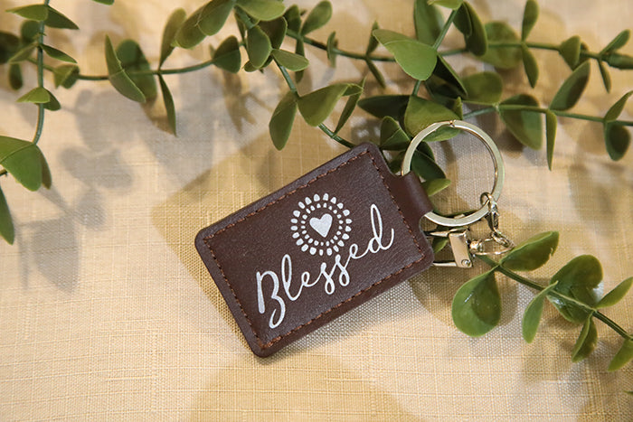 Blessed Sunshine Rectangle Keychain