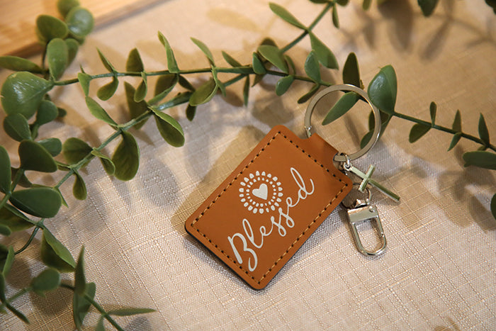 Blessed Sunshine Rectangle Keychain