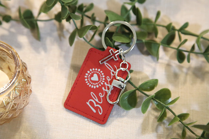 Blessed Sunshine Rectangle Keychain