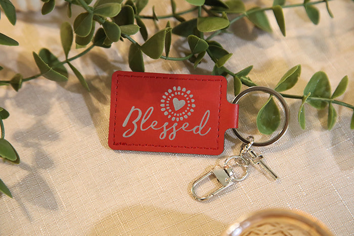 Blessed Sunshine Rectangle Keychain