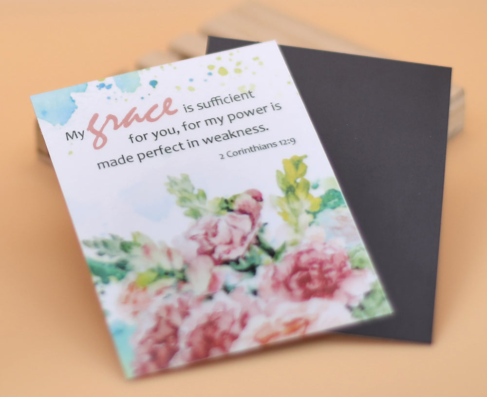 "Grace Is Enough – Pink Carnation" Magnet