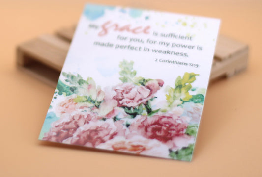 "Grace Is Enough – Pink Carnation" Magnet