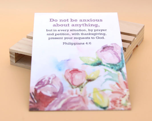 “Do Not Be Anxious” – Philippians 4:6 Magnet