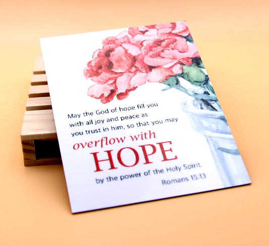 God of Hope – Carnation Magnet