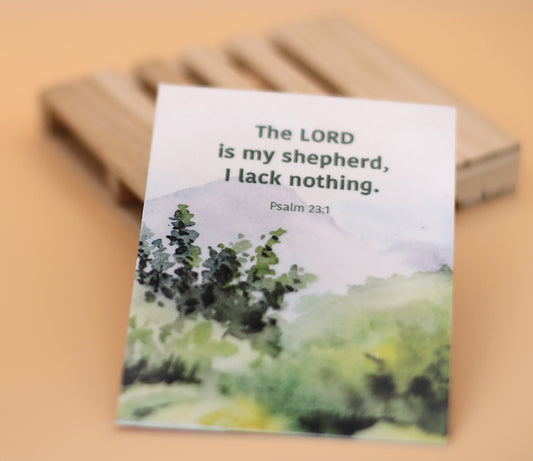 “The Lord Is My Shepherd – Psalm 23:1” Magnet