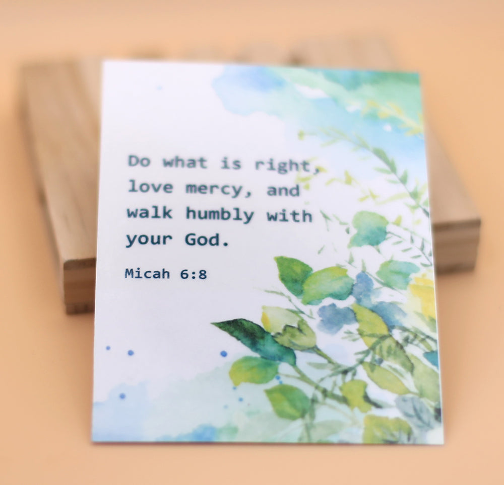 “Walk Humbly – Micah 6:8” Magnet