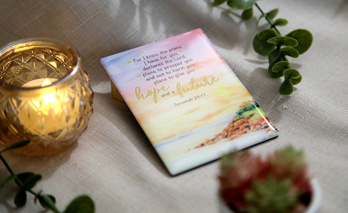 "God's Plan: A Future of Hope" Magnet