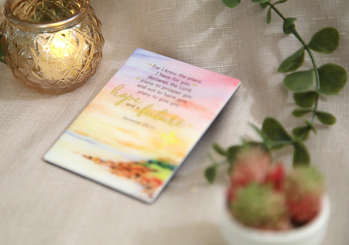 "God's Plan: A Future of Hope" Magnet