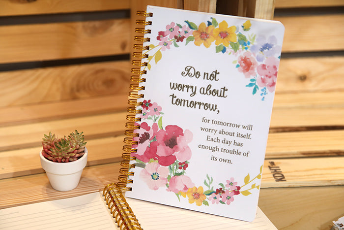 "Do Not Worry" A5 Notebook