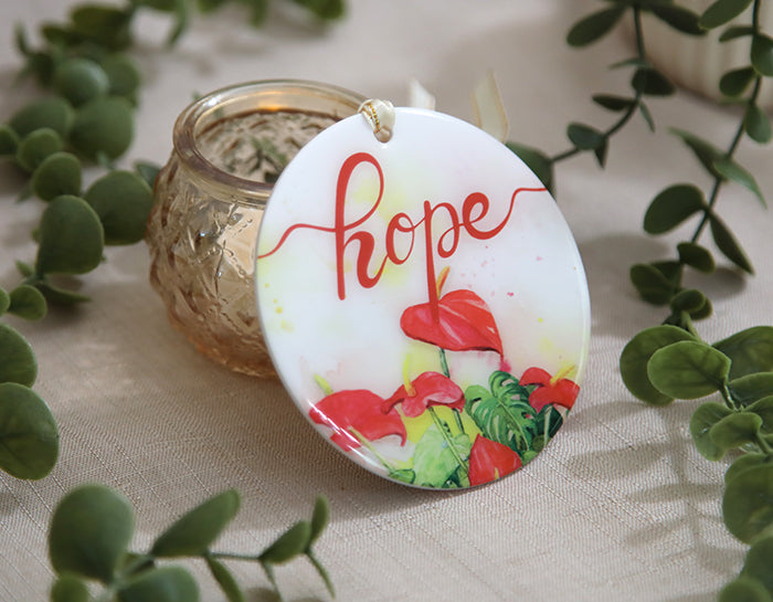 Faith, Hope, & Love Acrylic Ornament Set