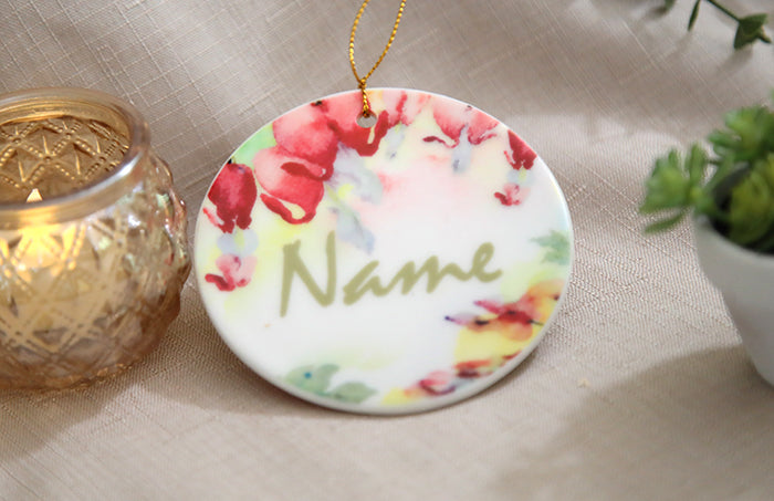 Personalized Cheerful Heart Ornament