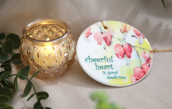 Personalized Cheerful Heart Ornament