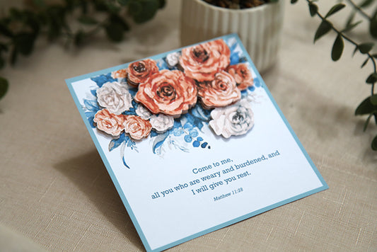 "Come to Me" 3D Card: A Place of Rest for the Weary