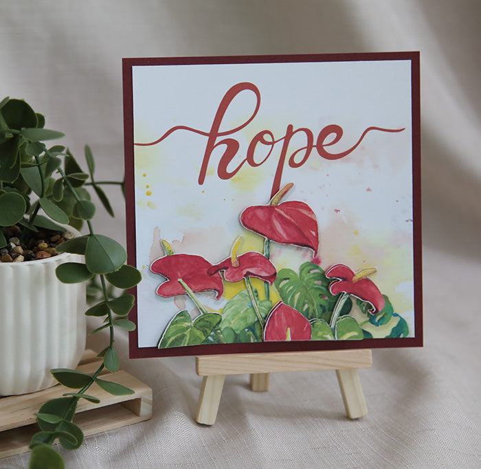 "Hope" 3D Handmade Card