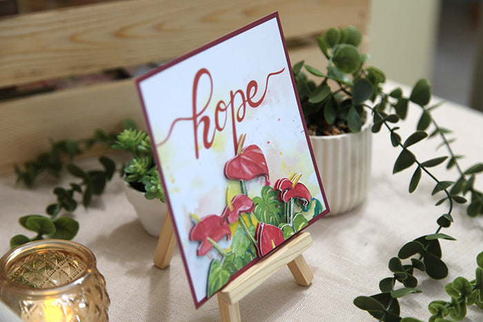 "Hope" 3D Handmade Card
