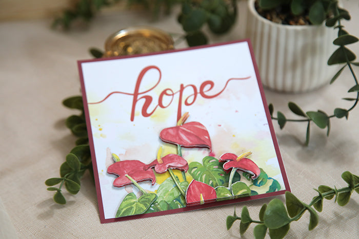 "Hope" 3D Handmade Card