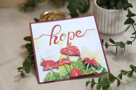 "Hope" 3D Handmade Card