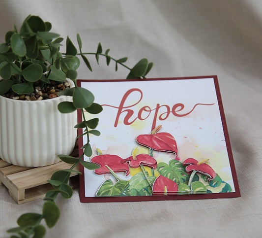 "Hope" 3D Handmade Card