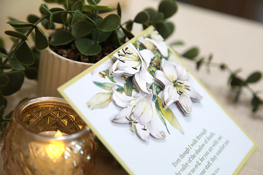 “His Comforting Presence: Psalm 23:4" 3D Card
