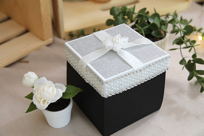 One-of-a-Kind Handcrafted "Memories Bloom" Box (4"x4"x4")