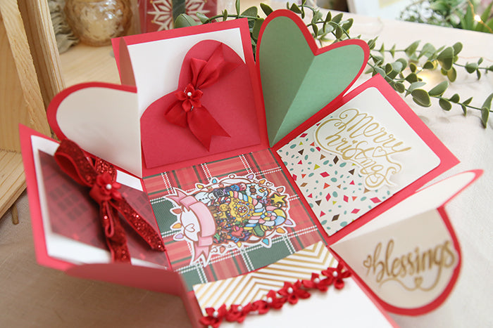 One-of-a-Kind Handcrafted "Memories Bloom" Box (4"x4"x4")