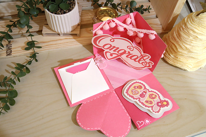 One-of-a-Kind Handcrafted "Memories Bloom" Box (4"x4"x4")