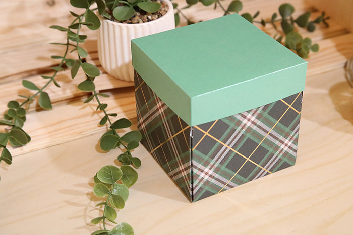 One-of-a-Kind Handcrafted "Memories Bloom" Box (4"x4"x4")