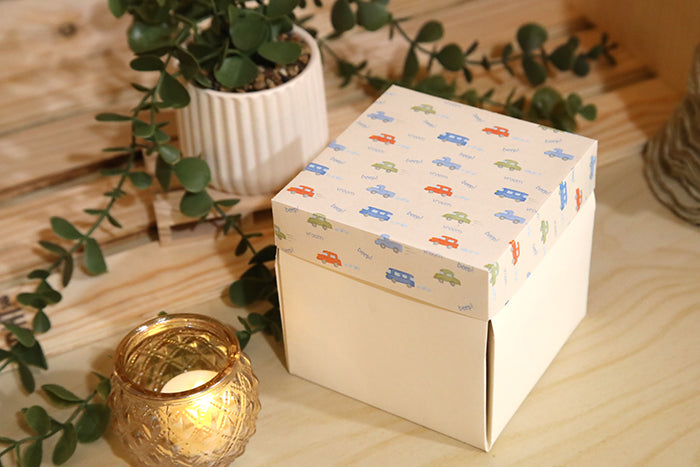 One-of-a-Kind Handcrafted "Memories Bloom" Box (4"x4"x4")