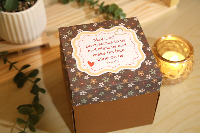 One-of-a-Kind Handcrafted "Memories Bloom" Box (4"x4"x4")