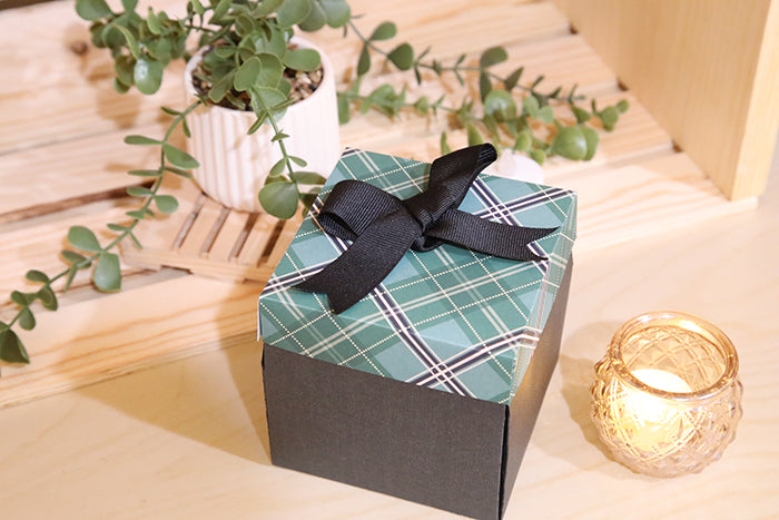 One-of-a-Kind Handcrafted "Memories Bloom" Box (4"x4"x4")