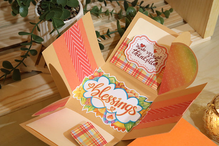 One-of-a-Kind Handcrafted "Memories Bloom" Box (4"x4"x4")