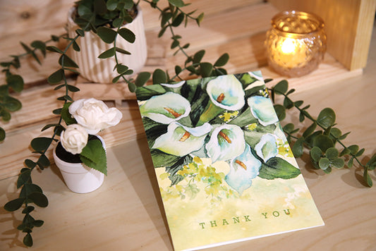 Calla Lily Gratitude Card
